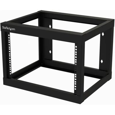 StarTech.com Fali 6U Acél Rack Fekete StarTech.com Fali 6U Acél Rack Fekete