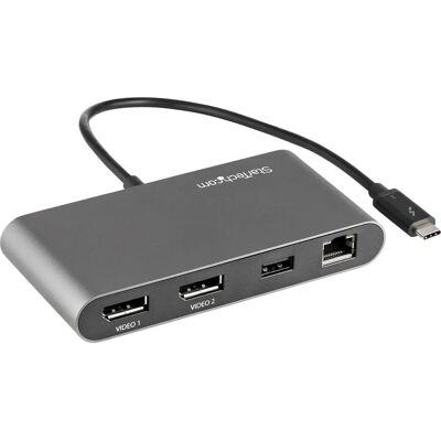 StarTech.com TB3DKM2DPL Dock Thunderbolt 3 Dual 4K 60Hz Ethernet StarTech.com TB3DKM2DPL Dock Thunderbolt 3 Dual 4K 60Hz Ethernet