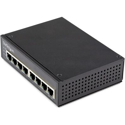 Startech.Com Industrieller 8-Port Gigabit PoE Switch - Robuste, 30W, Schwarz - Netzwerkswitch Startech.Com Industrieller 8-Port Gigabit PoE Switch - Robuste, 30W, Schwarz - Netzwerkswitch