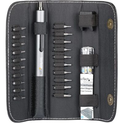 StarTech.com - Electric Precision Screwdriver - 20 Bits - Silver StarTech.com - Electric Precision Screwdriver - 20 Bits - Silver