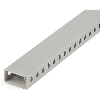 StarTech.com Organizador de cables - 2m, Gris, PVC, Resistente al fuego - Bandeja StarTech.com Organizador de cables - 2m, Gris, PVC, Resistente al fuego - Bandeja