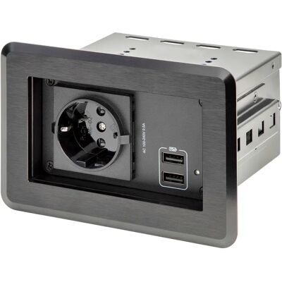 StarTech.com Power Center - Conference Table Power Strip - Black StarTech.com Power Center - Conference Table Power Strip - Black