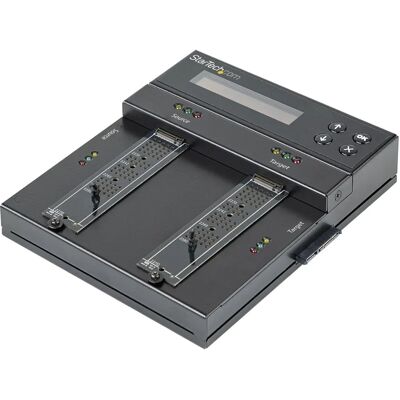 StarTech.com SM2DUPE11 Media Duplicator - Black - 3.5/2.5" HDD/SSD Cloner StarTech.com SM2DUPE11 Media Duplicator - Black - 3.5/2.5" HDD/SSD Cloner