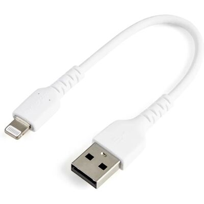 StarTech.com Câble USB-A vers Lightning Blanc 15cm Résistant - Publicité StarTech.com Câble USB-A vers Lightning Blanc 15cm Résistant - Publicité