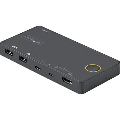 StarTech.com Interruptor KVM USB-C HDMI 2 Puertos - 4K 60Hz - Compacto StarTech.com Interruptor KVM USB-C HDMI 2 Puertos - 4K 60Hz - Compacto