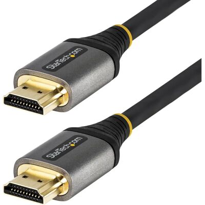 Cabo HDMI StarTech.com 12ft - Preto/Cinza - 4m - HDMI 8K 60Hz Cabo HDMI StarTech.com 12ft - Preto/Cinza - 4m - HDMI 8K 60Hz