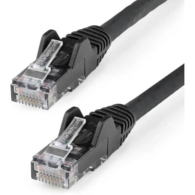 Câble Ethernet CAT6 LSZH de 15m - Noir - Cordon de Réseau - 10GbE - Sans Encoches - PoE - Garantie à Vie Câble Ethernet CAT6 LSZH de 15m - Noir - Cordon de Réseau - 10GbE - Sans Encoches - PoE - Garantie à Vie