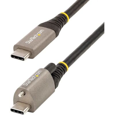 StarTech.com USB-kabel - 10Gbps, 100W, Vergrendelbaar, 0.5m - USB 3.2 Gen 2 StarTech.com USB-kabel - 10Gbps, 100W, Vergrendelbaar, 0.5m - USB 3.2 Gen 2