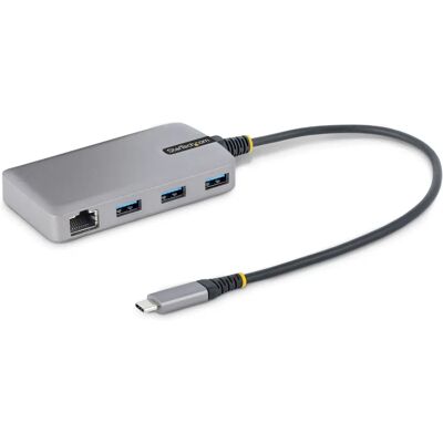 StarTech.com 3-Port USB-C Hub mit Ethernet - Grau StarTech.com 3-Port USB-C Hub mit Ethernet - Grau