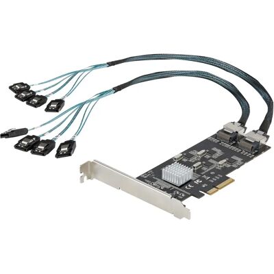 StarTech.com 8 Port SATA PCIe Card - PCI Express 6Gbps Adapter StarTech.com 8 Port SATA PCIe Card - PCI Express 6Gbps Adapter