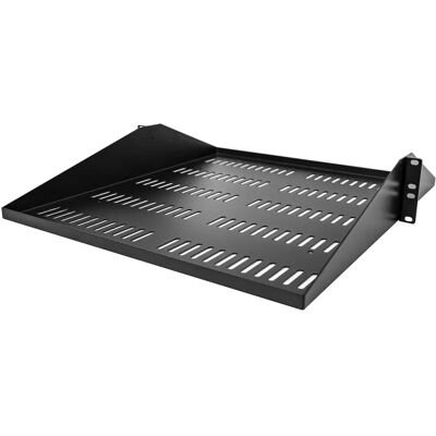 StarTech.com 2U Server Rack Shelf, Universal, Vented, 20" Deep, Heavy Duty Steel - Rack Shelf StarTech.com 2U Server Rack Shelf, Universal, Vented, 20" Deep, Heavy Duty Steel - Rack Shelf