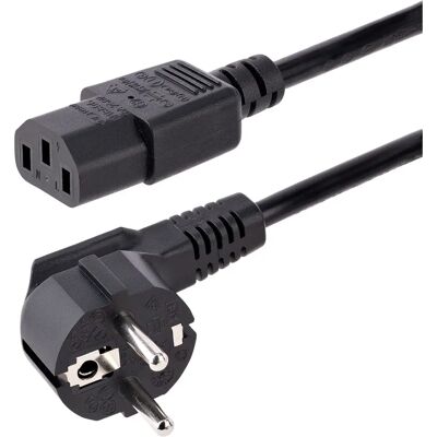 StarTech.com 1m Netzstromkabel - C13 Kupplung, EU Schuko, 3ft StarTech.com 1m Netzstromkabel - C13 Kupplung, EU Schuko, 3ft