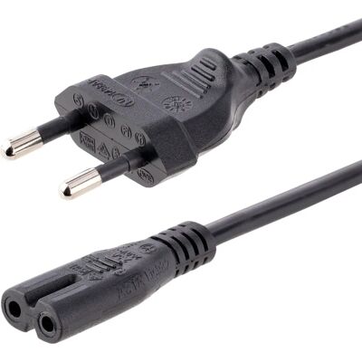 StarTech.com 752E-2M-POWER-LEAD Strömkabel - Svart - 2m StarTech.com 752E-2M-POWER-LEAD Strömkabel - Svart - 2m