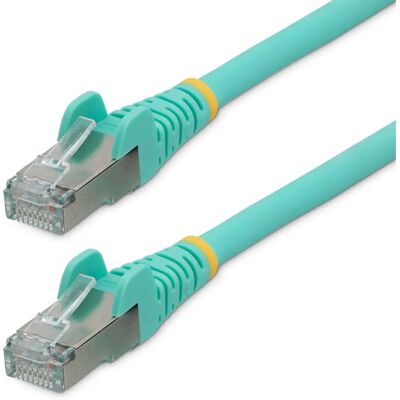 StarTech.com Aqua 2m Cat6a Ekranowany Ethernet Kabel - 10GbE - LSZH StarTech.com Aqua 2m Cat6a Ekranowany Ethernet Kabel - 10GbE - LSZH