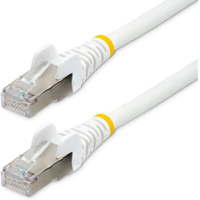 Kabel Ethernet StarTech.com 1m Cat6a - Biały - LSZH - 10GbE - Ekranowany Kabel Ethernet StarTech.com 1m Cat6a - Biały - LSZH - 10GbE - Ekranowany