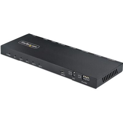 StarTech.com 4K HDMI Splitter - 4 Portar, Inbyggd Skalare - Video, Ljud StarTech.com 4K HDMI Splitter - 4 Portar, Inbyggd Skalare - Video, Ljud