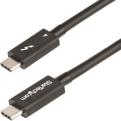 StarTech.com Thunderbolt 4 Kabel - 40 Gbps - 1m - Schwarz StarTech.com Thunderbolt 4 Kabel - 40 Gbps - 1m - Schwarz