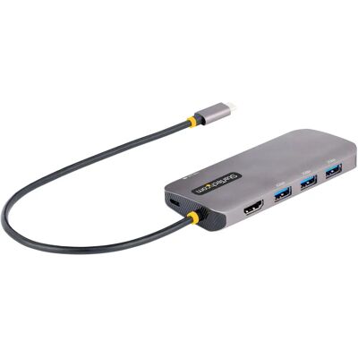 StarTech.com 127B-USBC-MULTIPORT Laptop dokkoló / Port Replikátor - Szürke StarTech.com 127B-USBC-MULTIPORT Laptop dokkoló / Port Replikátor - Szürke