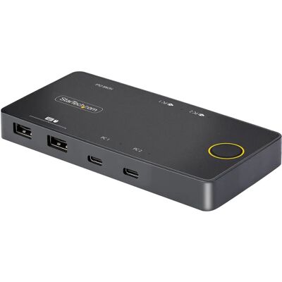StarTech.com C2-H46-UC2-PD-KVM - Interruttore KVM USB-C Doppio - Nero StarTech.com C2-H46-UC2-PD-KVM - Interruttore KVM USB-C Doppio - Nero