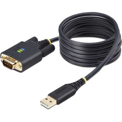 StarTech.com 1P6FFC-USB-SERIAL USB Seriell Kabel - Schwarz StarTech.com 1P6FFC-USB-SERIAL USB Seriell Kabel - Schwarz