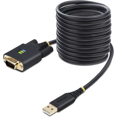 StarTech.com 1P10FFC-USB-SERIAL USB Seriële Kabel - 3m - Zwart - Seriële Kabel StarTech.com 1P10FFC-USB-SERIAL USB Seriële Kabel - 3m - Zwart - Seriële Kabel