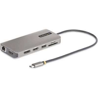 StarTech.com 154B-USBC-MULTIPORT Laptop Dock - Harmaa StarTech.com 154B-USBC-MULTIPORT Laptop Dock - Harmaa