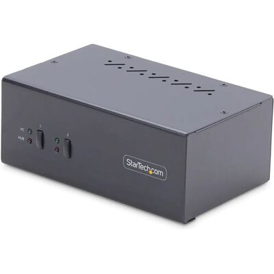 StarTech.com Dual 4K 60Hz DisplayPort KVM Switch - Black StarTech.com Dual 4K 60Hz DisplayPort KVM Switch - Black