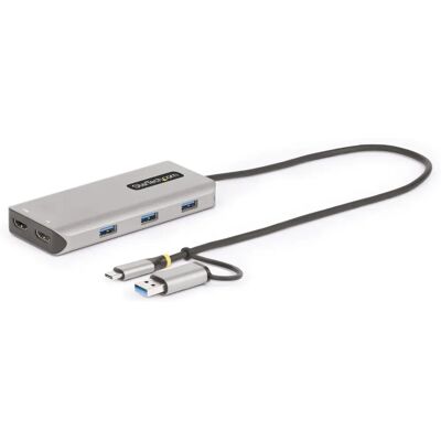 StarTech.com 167B-USBC-MULTIPORT Laptop Dock - Silber StarTech.com 167B-USBC-MULTIPORT Laptop Dock - Silber