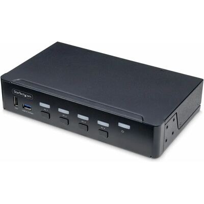 StarTech.com Fekete 4K 60Hz DisplayPort KVM Kapcsoló - Rack Beépítés StarTech.com Fekete 4K 60Hz DisplayPort KVM Kapcsoló - Rack Beépítés
