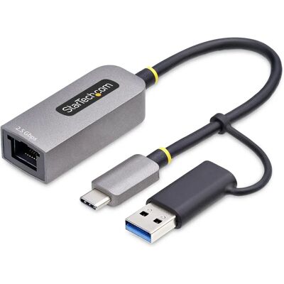 StarTech.com U2GA-USB-C-ETHERNET Hálózati kártya - 2,5 Gbps - Szürke StarTech.com U2GA-USB-C-ETHERNET Hálózati kártya - 2,5 Gbps - Szürke