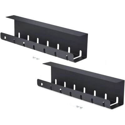 StarTech.com - S2MB-DESK-CABLE-TRAY - 1060 mm - 2pc - Plateau câbles StarTech.com - S2MB-DESK-CABLE-TRAY - 1060 mm - 2pc - Plateau câbles