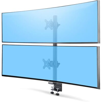 Support vertical double moniteur StarTech.com - support de bureau 124,5 cm (49") noir - Publicité Support vertical double moniteur StarTech.com - support de bureau 124,5 cm (49") noir - Publicité