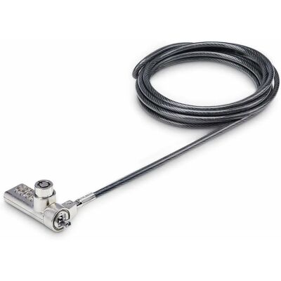 StarTech.com Dual Access Laptop Lock - Stahl, Schwarz - Laptop Lock StarTech.com Dual Access Laptop Lock - Stahl, Schwarz - Laptop Lock
