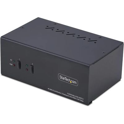 StarTech.com Dubbla Skärmad KVM Switch - 4K 60Hz Support StarTech.com Dubbla Skärmad KVM Switch - 4K 60Hz Support