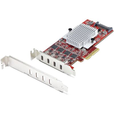 StarTech.com P10Q4C-USB-CARD-LP - Carte d'interface StarTech.com P10Q4C-USB-CARD-LP - Carte d'interface