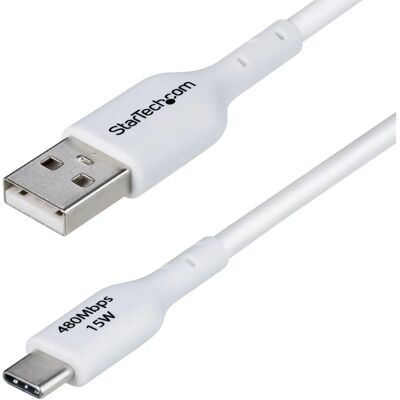 StarTech.com Câble de Charge USB-A à USB-C Blanc 2m - Publicité StarTech.com Câble de Charge USB-A à USB-C Blanc 2m - Publicité