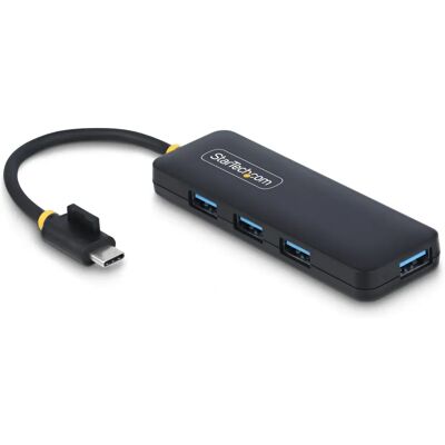 StarTech.com USB-C 4-port Hub - Svart StarTech.com USB-C 4-port Hub - Svart