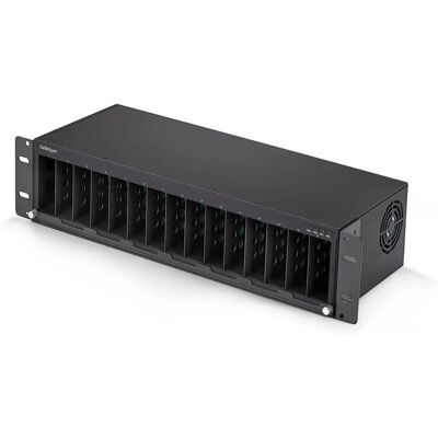 StarTech.com - MCM15-MEDIA-CHASSIS - 15-Slot Mediaconverter - Chassis StarTech.com - MCM15-MEDIA-CHASSIS - 15-Slot Mediaconverter - Chassis