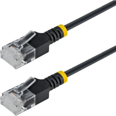 StarTech.com - N6APATUTP34BKS15CM - Cat6a Slim - 15 cm - câble réseau StarTech.com - N6APATUTP34BKS15CM - Cat6a Slim - 15 cm - câble réseau