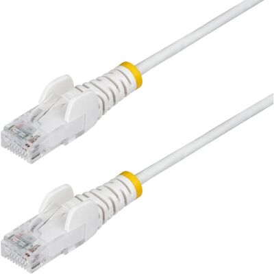 StarTech.com N6PAT15MWHS Gigabit Ethernet nätverkskabel - 15m - Vit StarTech.com N6PAT15MWHS Gigabit Ethernet nätverkskabel - 15m - Vit