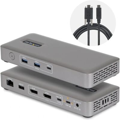 StarTech.com - 208UE-USB4-DOCK - Grijs - Docking Station StarTech.com - 208UE-USB4-DOCK - Grijs - Docking Station