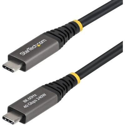 Cavo USB StarTech.com CC2M40GUSB4GEN3 - USB4 Gen 3x2 - 2m Cavo USB StarTech.com CC2M40GUSB4GEN3 - USB4 Gen 3x2 - 2m