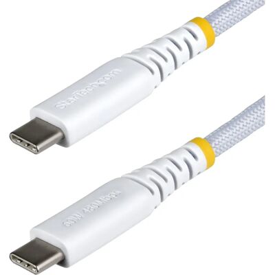 Kabel USB Startech USB2CC2MNCBRWH - 2 m - Biały Kabel USB Startech USB2CC2MNCBRWH - 2 m - Biały