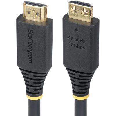 Startech.com HDMI2-CABLE-GRIP-3M - Câble HDMI - Noir - 3m - Type A - Publicité Startech.com HDMI2-CABLE-GRIP-3M - Câble HDMI - Noir - 3m - Type A - Publicité
