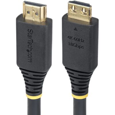 Câble HDMI Startech HDMI2-CABLE-GRIP-5M - 5m Noir Câble HDMI Startech HDMI2-CABLE-GRIP-5M - 5m Noir