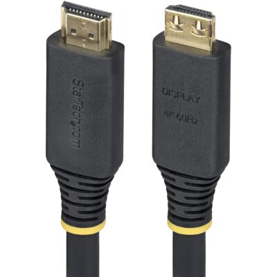 StarTech HDMI 2.0 10m HDMI-kabel - Typ A - Svart StarTech HDMI 2.0 10m HDMI-kabel - Typ A - Svart