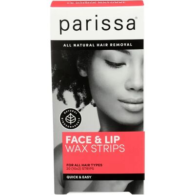 Parissa Face & Lip Wax Strips - 20 Count Parissa Face & Lip Wax Strips - 20 Count