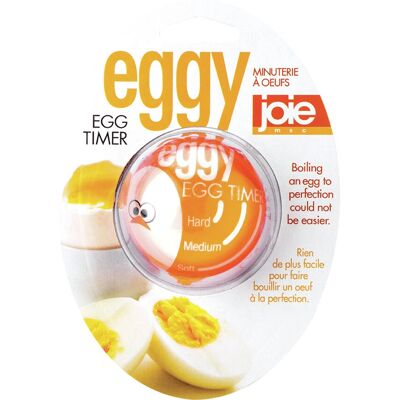 Minuteur à œufs Joie Eggy - Orange - Minuteur de Cuisine - Forme d'Œuf Minuteur à œufs Joie Eggy - Orange - Minuteur de Cuisine - Forme d'Œuf
