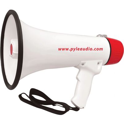 Pyle PMP48IR Megaphone - Indoor/Outdoor 40W Red, White Pyle PMP48IR Megaphone - Indoor/Outdoor 40W Red, White