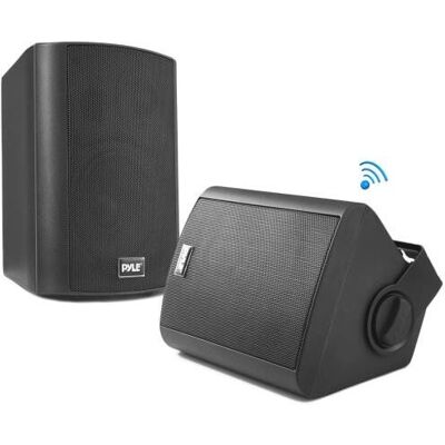 Pyle PDWR52BTBK Wireless Waterproof 2-Way Loudspeaker - Black Pyle PDWR52BTBK Wireless Waterproof 2-Way Loudspeaker - Black